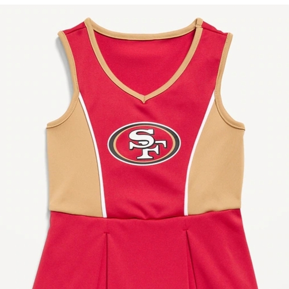 San Francisco 49ers Cheerleader Dress NFL Team Apparel 5T NWT - Picture 4 of 5